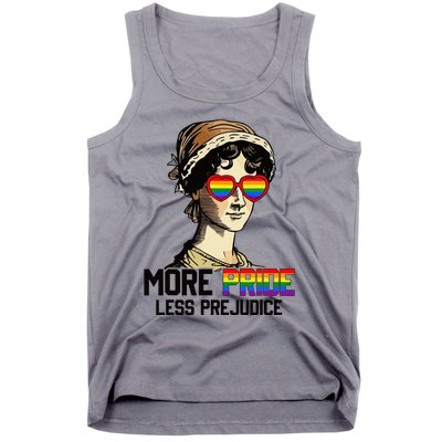 More Pride Less Prejudice Lgbt Gay Proud Ally Pride Month Tank Top