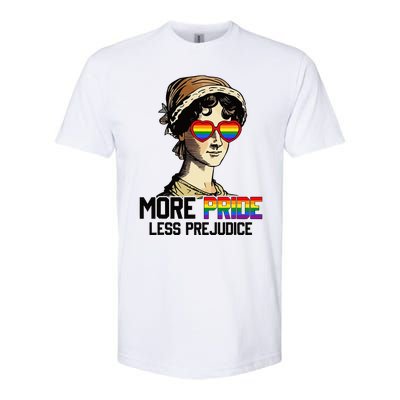 More Pride Less Prejudice Lgbt Gay Proud Ally Pride Month Softstyle CVC T-Shirt