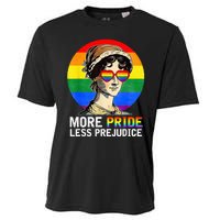 More Pride Less Prejudice Lgbt Gay Proud Ally Cooling Performance Crew T-Shirt