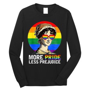 More Pride Less Prejudice Lgbt Gay Proud Ally Long Sleeve Shirt