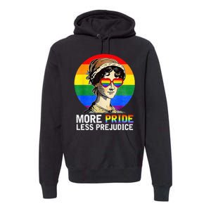 More Pride Less Prejudice Lgbt Gay Proud Ally Premium Hoodie