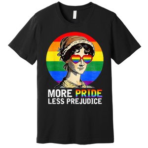 More Pride Less Prejudice Lgbt Gay Proud Ally Premium T-Shirt