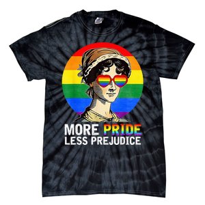 More Pride Less Prejudice Lgbt Gay Proud Ally Tie-Dye T-Shirt