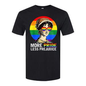 More Pride Less Prejudice Lgbt Gay Proud Ally Softstyle CVC T-Shirt