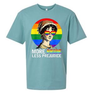 More Pride Less Prejudice Lgbt Gay Proud Ally Sueded Cloud Jersey T-Shirt