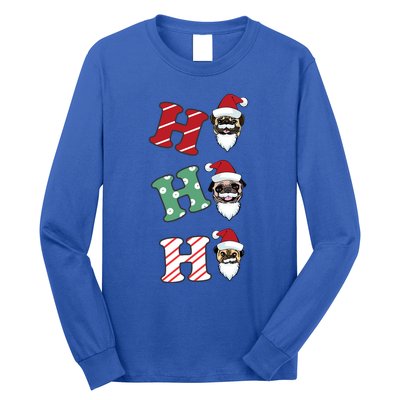 Merry Pugmas Ladies Dog Lover I Love Pug Christmas Gift Long Sleeve Shirt