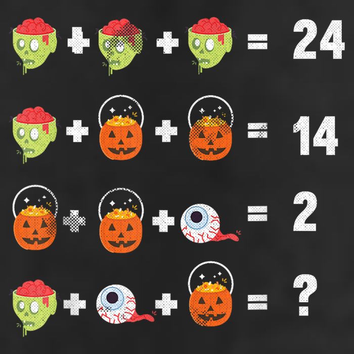 Math Puzzle Lazy DIY Halloween Costume Teacher Student Kids Garment-Dyed Heavyweight T-Shirt