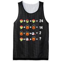 Math Puzzle Lazy DIY Halloween Costume Teacher Student Kids Mesh Reversible Basketball Jersey Tank