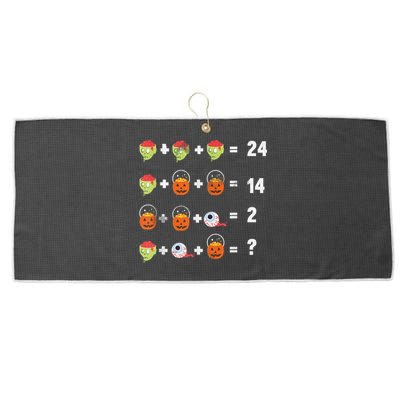 Math Puzzle Lazy DIY Halloween Costume Teacher Student Kids Large Microfiber Waffle Golf Towel