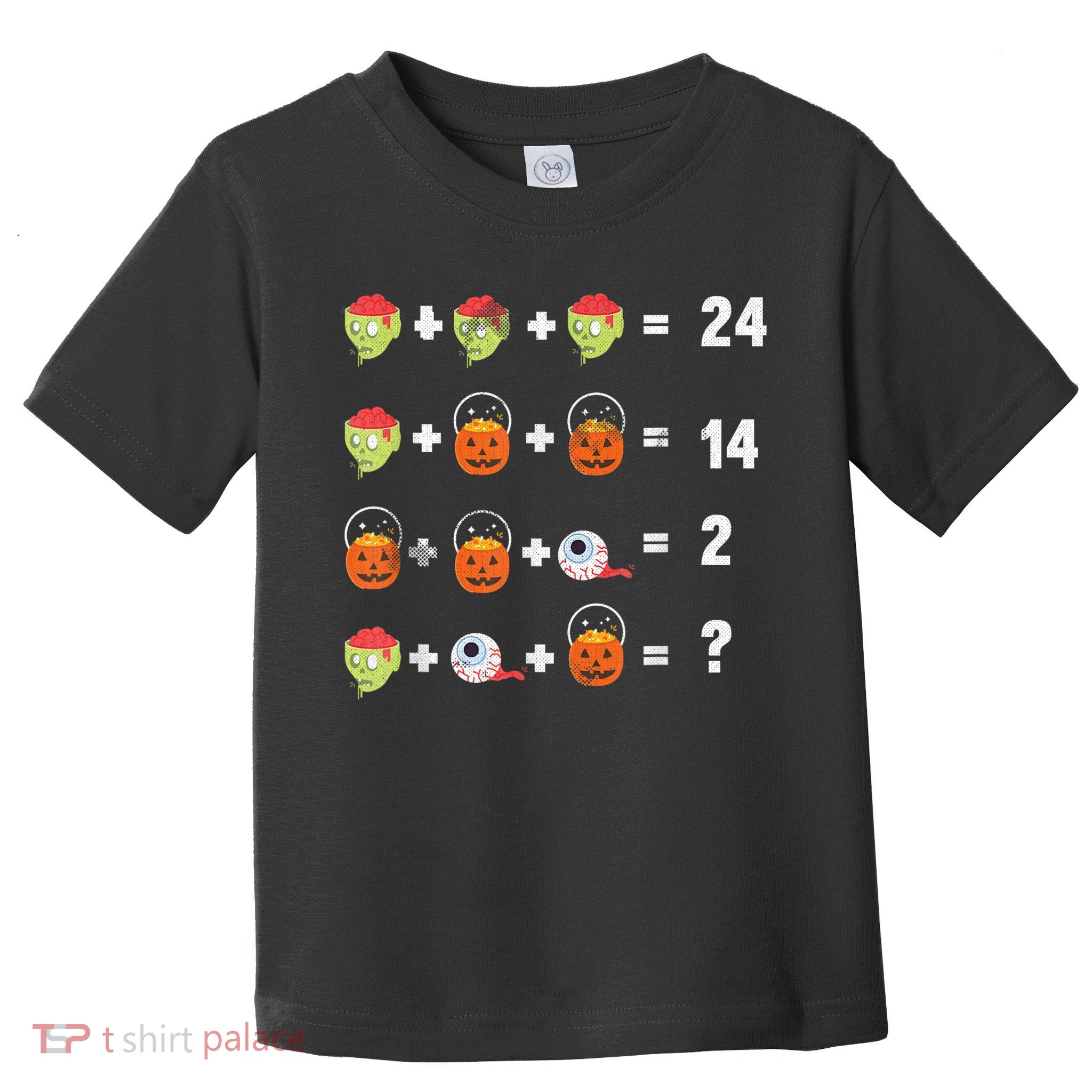 Math Puzzle Lazy DIY Halloween Costume Teacher Student Kids Toddler T-Shirt