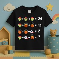 Math Puzzle Lazy DIY Halloween Costume Teacher Student Kids Toddler T-Shirt