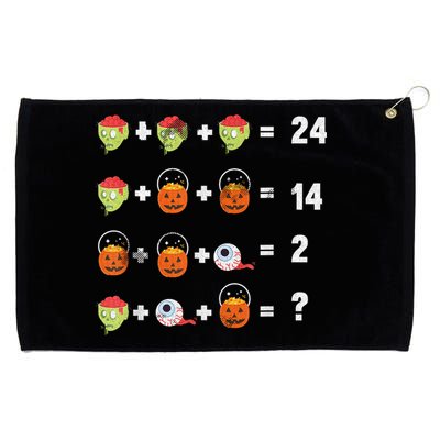 Math Puzzle Lazy DIY Halloween Costume Teacher Student Kids Grommeted Golf Towel