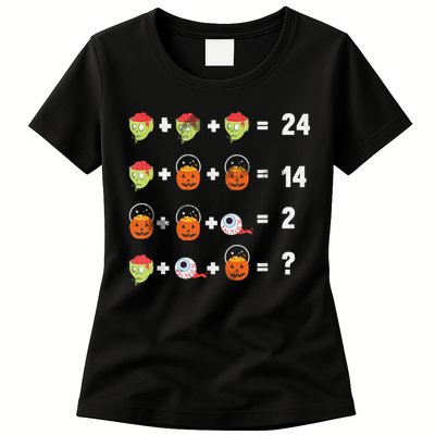 Math Puzzle Lazy DIY Halloween Costume Teacher Student Kids Womens T-Shirt