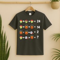 Math Puzzle Lazy DIY Halloween Costume Teacher Student Kids T-Shirt