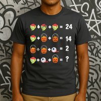 Math Puzzle Lazy DIY Halloween Costume Teacher Student Kids T-Shirt