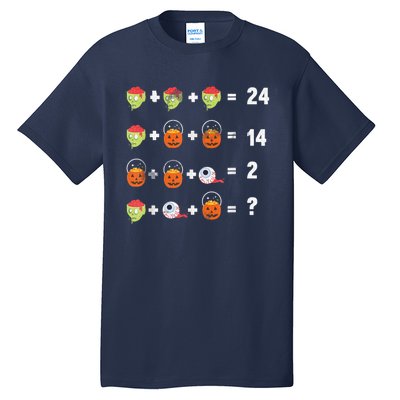 Math Puzzle Lazy DIY Halloween Costume Teacher Student Kids Tall T-Shirt