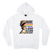 More Pride Less Prejudice Lgbt Gay Proud Ally Pride Month Hoodie