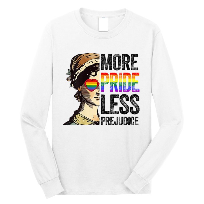 More Pride Less Prejudice Lgbt Gay Proud Ally Pride Month Long Sleeve Shirt