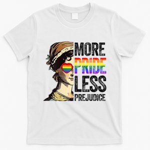 More Pride Less Prejudice Lgbt Gay Proud Ally Pride Month T-Shirt