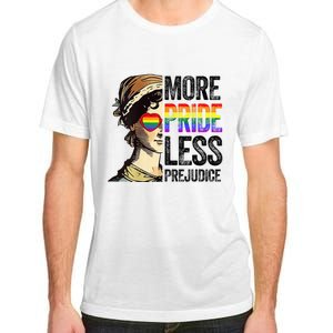 More Pride Less Prejudice Lgbt Gay Proud Ally Pride Month Adult ChromaSoft Performance T-Shirt