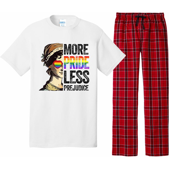 More Pride Less Prejudice Lgbt Gay Proud Ally Pride Month Pajama Set