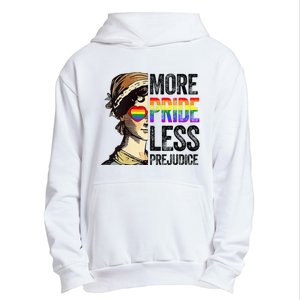 More Pride Less Prejudice Lgbt Gay Proud Ally Pride Month Urban Pullover Hoodie