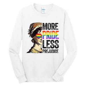 More Pride Less Prejudice Lgbt Gay Proud Ally Pride Month Tall Long Sleeve T-Shirt