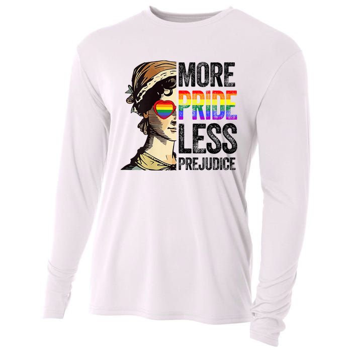 More Pride Less Prejudice Lgbt Gay Proud Ally Pride Month Cooling Performance Long Sleeve Crew