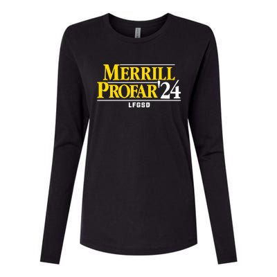 Merrill Profar Lfgsd 2024 San Diego Football Womens Cotton Relaxed Long Sleeve T-Shirt