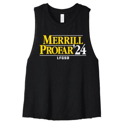 Merrill Profar Lfgsd 2024 San Diego Football Women's Racerback Cropped Tank