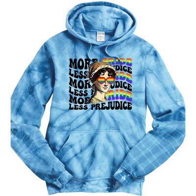 More Pride Less Prejudice Lgbt Gay Proud Ally Pride Month Tie Dye Hoodie