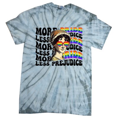 More Pride Less Prejudice Lgbt Gay Proud Ally Pride Month Tie-Dye T-Shirt