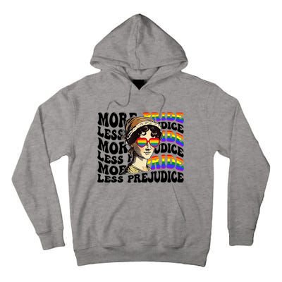 More Pride Less Prejudice Lgbt Gay Proud Ally Pride Month Tall Hoodie