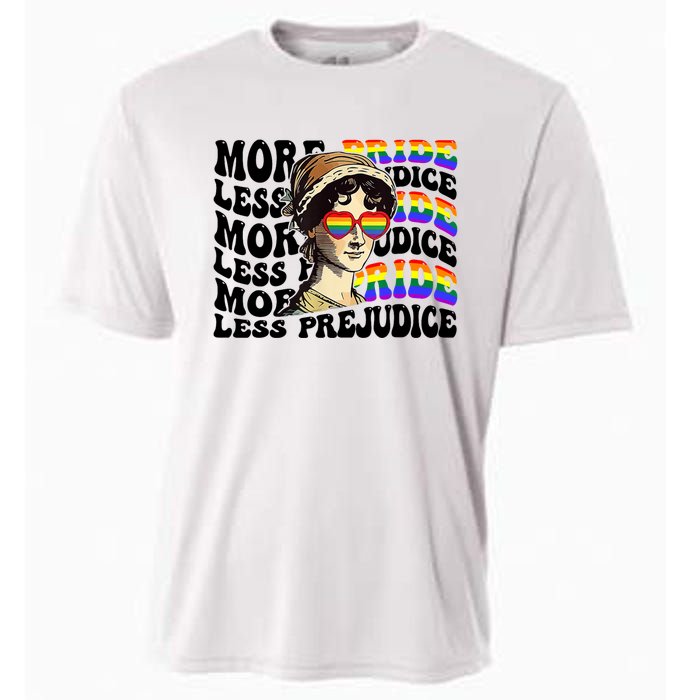 More Pride Less Prejudice Lgbt Gay Proud Ally Pride Month Cooling Performance Crew T-Shirt