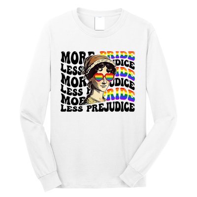 More Pride Less Prejudice Lgbt Gay Proud Ally Pride Month Long Sleeve Shirt