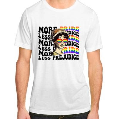 More Pride Less Prejudice Lgbt Gay Proud Ally Pride Month Adult ChromaSoft Performance T-Shirt