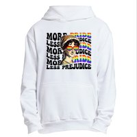 More Pride Less Prejudice Lgbt Gay Proud Ally Pride Month Urban Pullover Hoodie