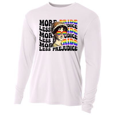 More Pride Less Prejudice Lgbt Gay Proud Ally Pride Month Cooling Performance Long Sleeve Crew