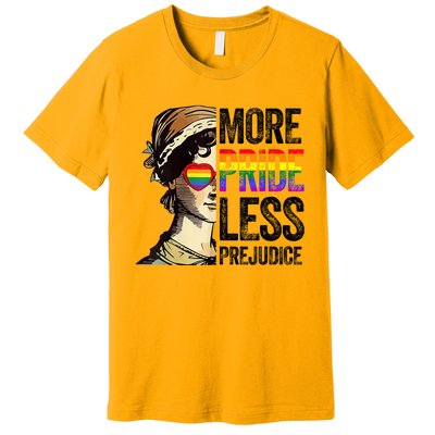 More Pride Less Prejudice Lgbt Gay Proud Ally Pride Month Premium T-Shirt