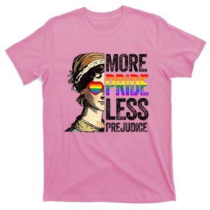 More Pride Less Prejudice Lgbt Gay Proud Ally Pride Month T-Shirt