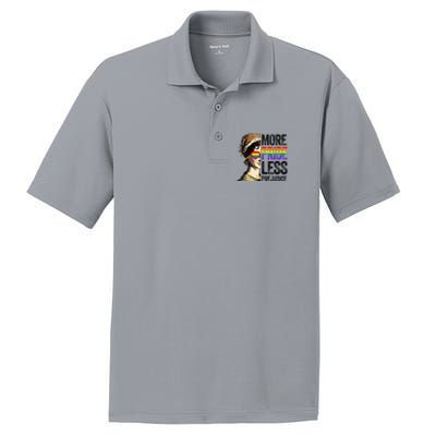 More Pride Less Prejudice Lgbt Gay Proud Ally Pride Month PosiCharge RacerMesh Polo