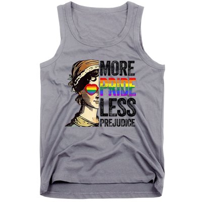 More Pride Less Prejudice Lgbt Gay Proud Ally Pride Month Tank Top