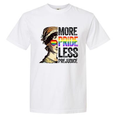 More Pride Less Prejudice Lgbt Gay Proud Ally Pride Month Garment-Dyed Heavyweight T-Shirt