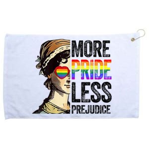 More Pride Less Prejudice Lgbt Gay Proud Ally Pride Month Grommeted Golf Towel