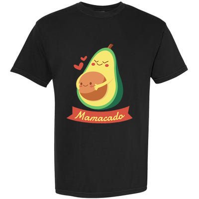 Mamacado Pregnant Mom Avocado Pregnancy Women Gifts Garment-Dyed Heavyweight T-Shirt