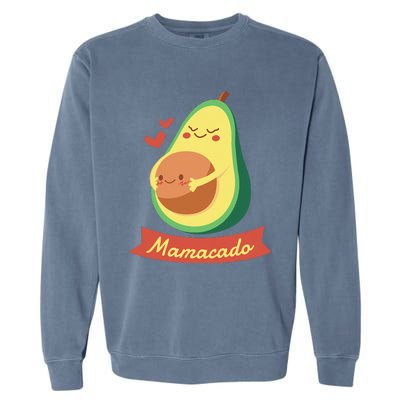 Mamacado Pregnant Mom Avocado Pregnancy Women Gifts Garment-Dyed Sweatshirt