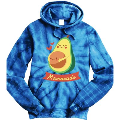 Mamacado Pregnant Mom Avocado Pregnancy Women Gifts Tie Dye Hoodie