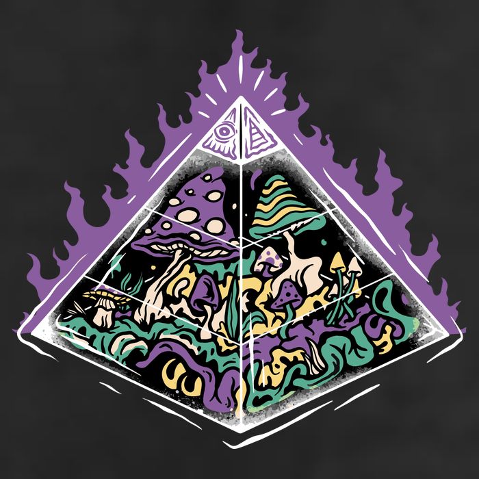 Mushroom Pyramid Cool Comfort Performance Bucket Hat