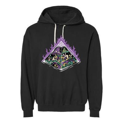 Mushroom Pyramid Garment-Dyed Fleece Hoodie