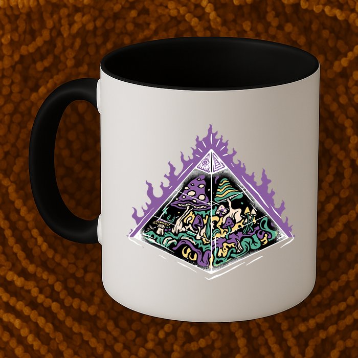 Mushroom Pyramid Mug